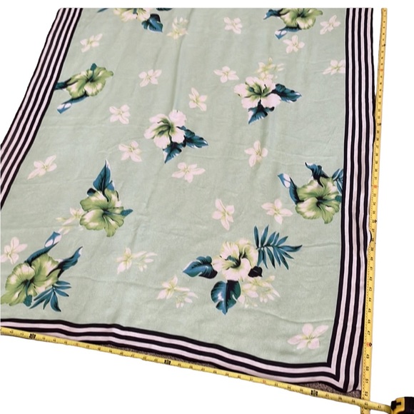 Maryan Mehlhorn textured silk scarf or swimsuit cover up, ECU - Picture 5 of 10